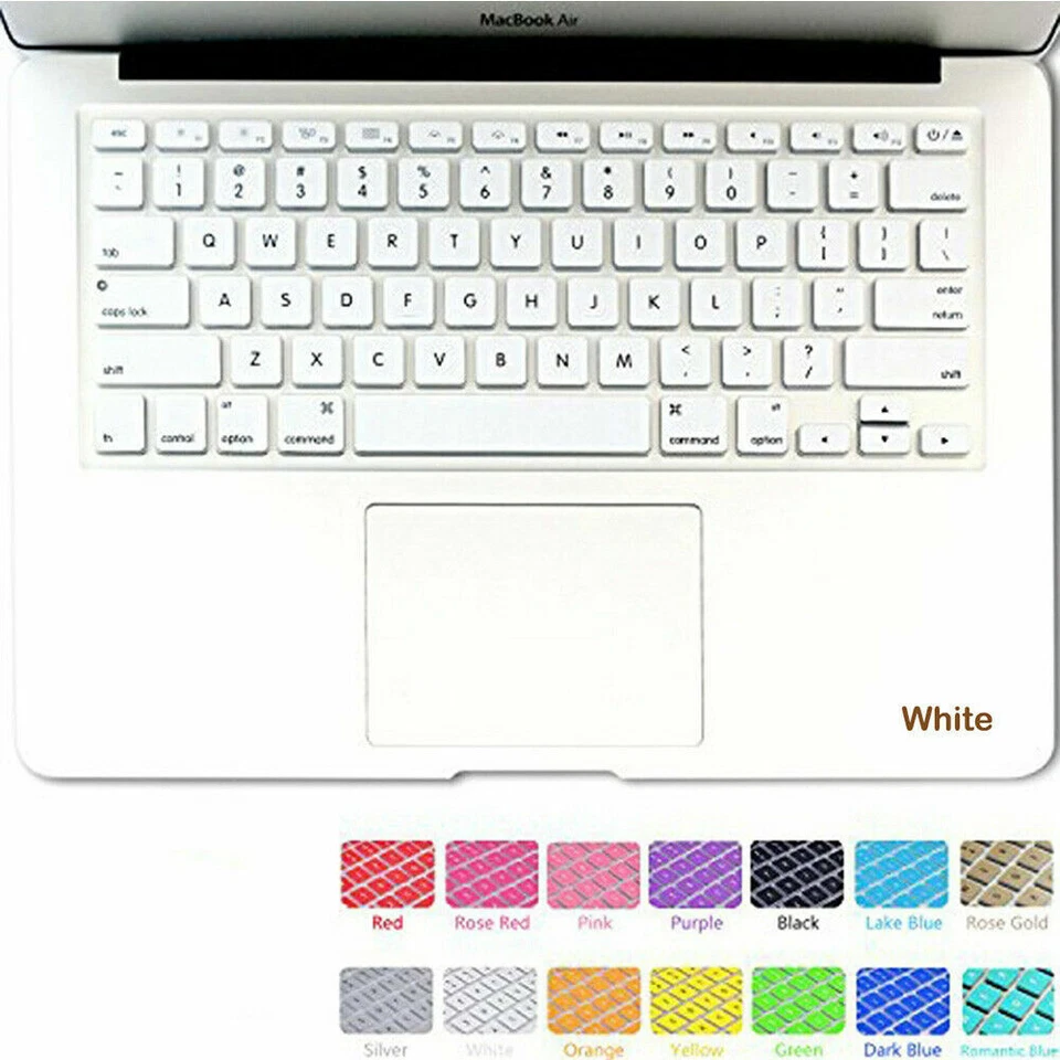 Keyboard Skin Film For Apple Macbook Pro 13" 15" Retina Air 11" Fashion Slim New - Image 1 of 4