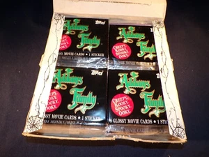 FULL BOX - The ADDAMS FAMILY - 36 Sealed Packs! - Picture 1 of 3