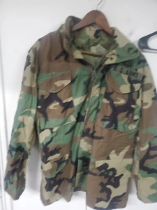 USGI M-65 Field Jacket small Regular acu Camo bdu Cold Weather Army Coat - Picture 1 of 9