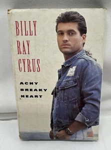 Billy Ray Cyrus Achy Breaky Heart Cassette Tape Single Mercury 1992 4 Tracks - Picture 1 of 11