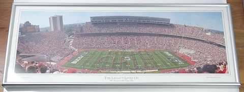 Ohio State 2001 Framed 75 Years of the Incomparable Script Panoramic Photo Print Cover