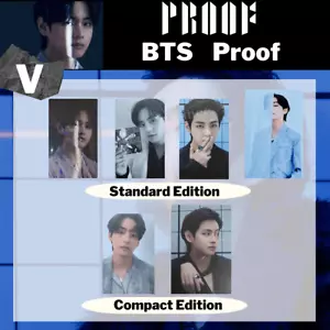 Tarjeta fotográfica BTS a prueba en V Taehyung edición compacta estándar beneficios oficiales de Japón - Imagen 1 de 38