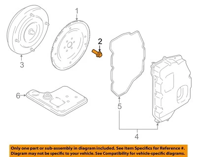 Piezas de transeje Ford OEM 14-18 Transit Connect-perno de volante 2S7Z6379AA Foto 1 de 2