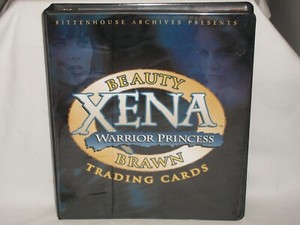 Xena Warrior Princess Beauty & Brawn Collector Card Album Containing 90 Cards