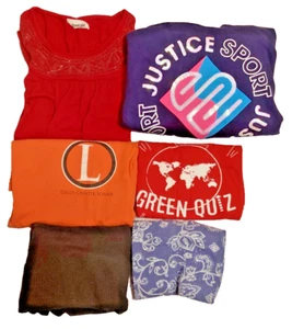 T-Shirt Lot 6 Girls XL 14/16 Mossimo Port B&C Justice Sport Byer Juniors Teen - Picture 1 of 7