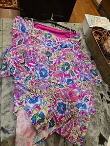 Stella Parker Women Size 20W Swimming Suit Tropical Floral 2 piece  NWT Pink! - Picture 1 of 13