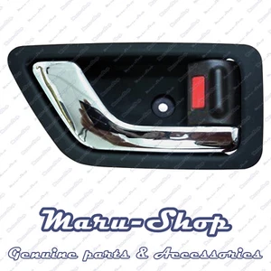 Atrapa la manija interior cromada/negra derecha para Hyundai Getz/Click 02~11 - Imagen 1 de 1