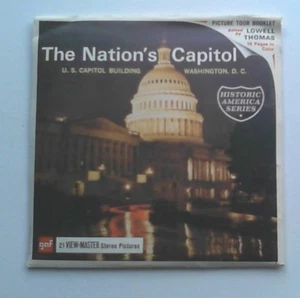 The Nation's Capitol Washington DC View Master Packet años 60 GAF - Imagen 1 de 1