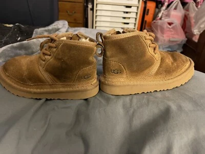 UGG Chukka ботильоны детей 10 Neumel II каштана замши овчины зимние Coz - Изображение 1 из 3