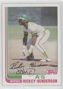 1982 Topps Rickey Henderson #610 HOF