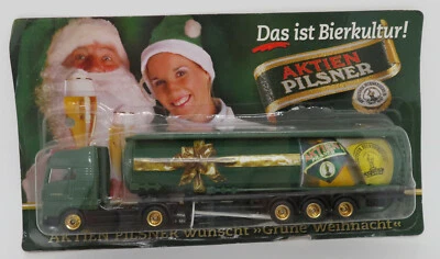 GRELL HO 1/87 CAMION CITERNE TRUCK TANKER MAN TGA AKTIEN PILSNER BEER BIERE BOX - Photo 1/4