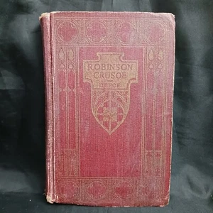 Robinson Crusoe by Defoe Hardcover Book 1923 Published by J H Sears Publishers - Picture 1 of 12