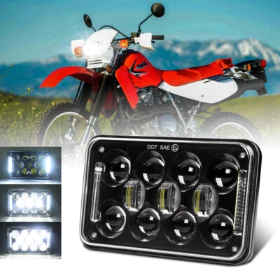 Faro LED 4x6" Rectángulo Halo DRL Hi-Lo Viga Sellada Para Suzuki DRZ250 DRZ400 Foto 1 de 4