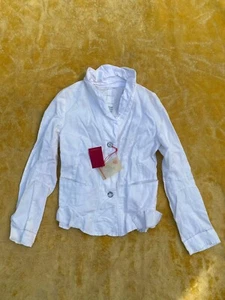 NWT Marithe + Francois Girbaud Original French White Jacket Blazer - Picture 1 of 9