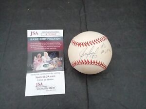 Juan Gonzalez Signed Auto Autograph Rawlings Baseball w/ MVP Insc JSA COA