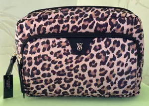VICTORIA'S SECRET LEOPARD TRAVEL MAKEUP POUCH:NWT LEOPARD - Bild 1 von 11