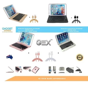 For iPad Mini 1 Smart Bluetooth Foldable Keyboard Cover Case + Free AU 3.0 - Picture 1 of 16