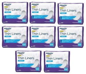 Equate Thin Daily Liners - 960 Count - SkinFresh Breathable Layer - Unscented - Picture 1 of 24