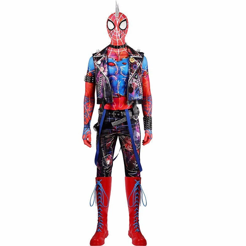 Spider-Man: Across the Spider-Verse Hobie Brown Cosplay 服装鞋男式套装 — 第 1/4 张图片
