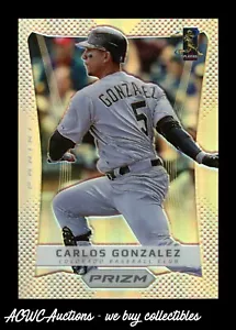 2012 Panini Prizm Silber Preis #63 Carlos Gonzalez - Bild 1 von 2