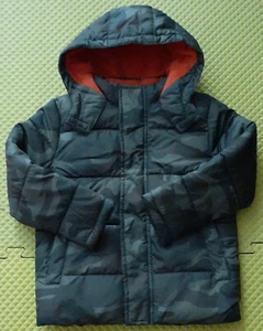 Lightweight Quick Dry Fleece Lined Hooded Camouflage Puffer Jacket, NEW - Picture 1 of 2