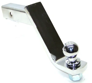 Montaje de bola del receptor de enganche de caída de 6"" para receptor de 2"" con bola de enganche de 1-7/8"" cromo - Imagen 1 de 2