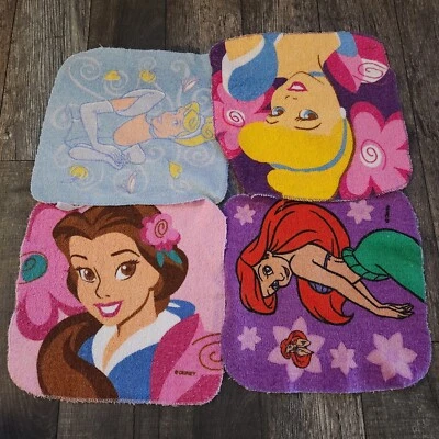 Новый Disney принцесса 4 изделия напечатано полотенце стирка ткани ванны колокол Золушка Ариэль  - Изображение 1 из 4