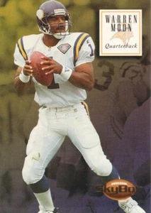1994 SkyBox Premium Football Quarterback Update #1 Warren Moon Minnesota Vikings - Picture 1 of 2