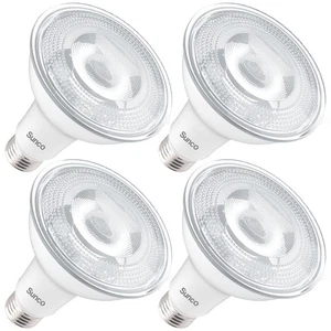 Sunco LED PAR30 Dusk to Dawn Light Bulb for Outside Porch, Patio, Backyard, 1... - Picture 1 of 8
