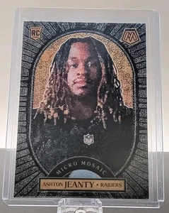 2025 Mosaic ASHTON JEANTY Micro Mosaic Prizm Rookie Card 12 Las Vegas Raiders RC - Bild 1 von 5