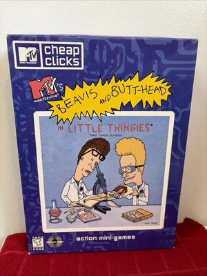 Beavis and Butt-head In Little Thingies 1996 MTV Cheap Clicks PC CD-ROM - Image 1 of 4