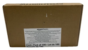 100 Amazon Basics AAA Alkaline High-Performance Batteries 1.5 Volt 10-Year Shelf - Picture 1 of 7