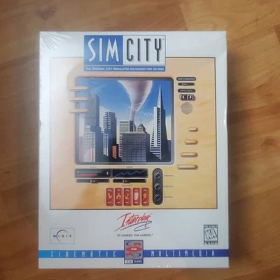 SimCity PC CD-ROM Big Box 1997 Edition Sealed  - Image 1 of 2