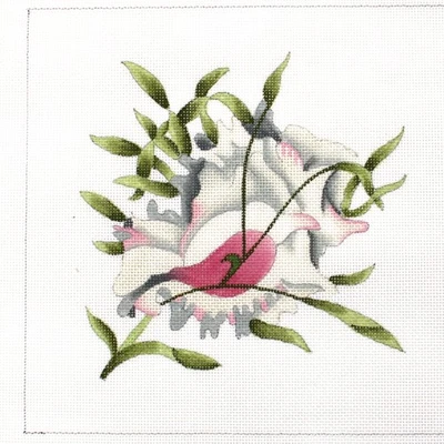 NEEDLEPOINT CANVAS:  SEED POD     BM - Image 1 of 2