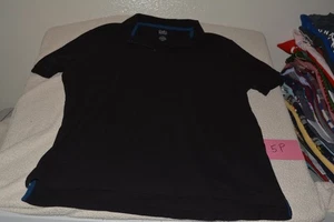 Polo Croft y Carretilla 2XL Negro 3 Botones Cuello Hecho en Guatemala - Imagen 1 de 2