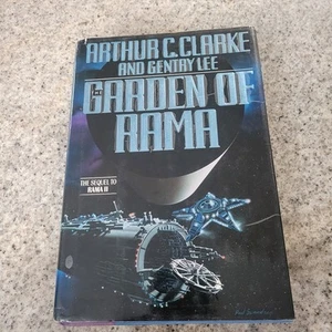 The Garden of Rama 1st Edition HC 1991 Clarke Lee w/ Handwritten Note Sci-Fi - Picture 1 of 13