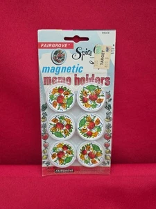 Juego De Colección Spice Of Life Imanes de Refrigerador Fairgrove Memo Holders Corning Ware - Imagen 1 de 5