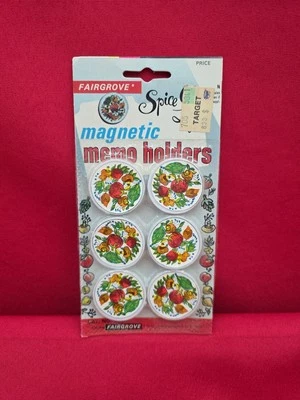 Juego De Colección Spice Of Life Imanes de Refrigerador Fairgrove Memo Holders Corning Ware Foto 1 de 4