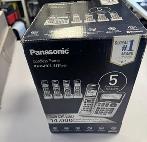 Panasonic - KX-TGF975S 2.4 GHz Expandable Cordless Phone with Digital Answering - Photo 1/2