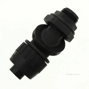 Hubbell 1/2" SwivelLok Liquid Tight Conduit Fitting NM 0-90 Adjustable PS0509NBK - Picture 1 of 5