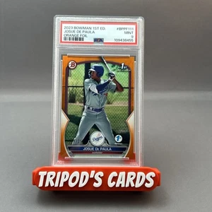 2023 Bowman 1st Edition Josue De Paula Orange Foil #20/25 Dodgers #BPPF11 PSA 9 - Picture 1 of 2
