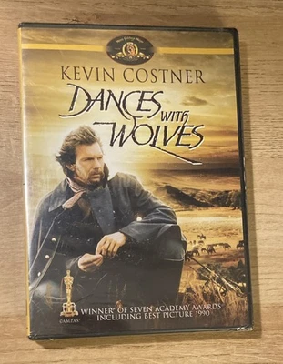 Dances with Wolves DVD ~ Kevin Costner ~ 1990 Vintage DVD New Sealed - Image 1 of 2
