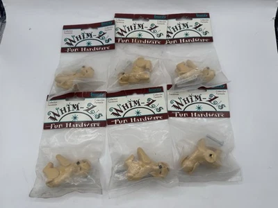Dog Cabinet Knob Pull Whim-Z's Fun Hardware by Laurey *Set of 6 Brand New - Image 1 of 4