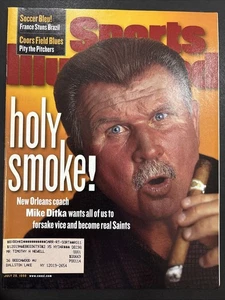 Sports Illustrated 20 de julio de 1998 Mike Ditka Holy Smoke! New Orleans Saints - Imagen 1 de 2