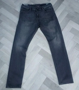 Diesel Men's Jeans Slim Carrot Fit Stretch Grey Button Fly Tepphar  W33- L30 - Picture 1 of 9
