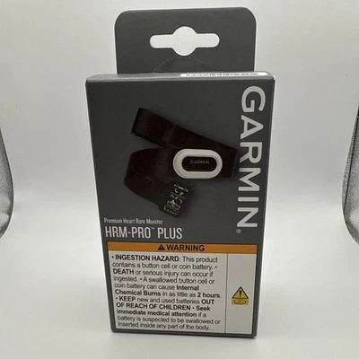 Factory Sealed Garmin HRM-Pro Plus Premium Heart Rate Strap And Sensor - Image 1 of 4