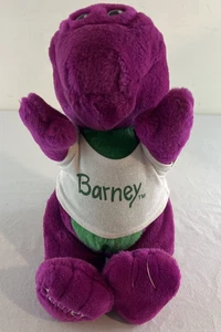 Barney The Purple Dinosaur 13 Purple Plush 1992 Lyon s Group Vintage Stuffed - Picture 1 of 11