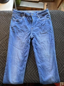 American Eagle Super Stretch Jeans Womens Size 12 X-Long Hi Rise Jegging - Picture 1 of 8