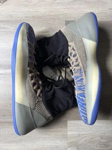Size 12.5 - adidas Yeezy Basketball Knit Slate Azure New Without Box No Flaws! - Picture 1 of 7