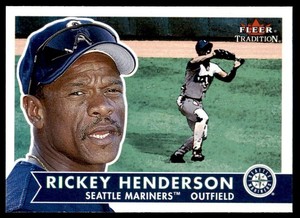 2001 Fleer Tradition Rickey Henderson #201